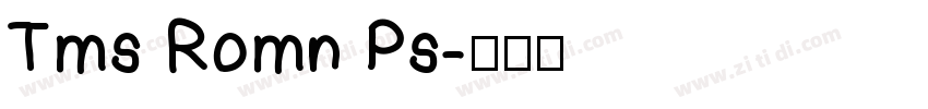 Tms Romn Ps字体转换